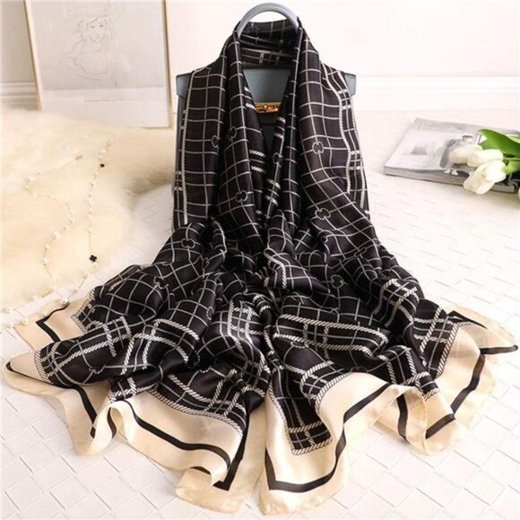 Satin Scarf Fashion Lightweight 01
